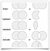 Vector Shape Combine Tools