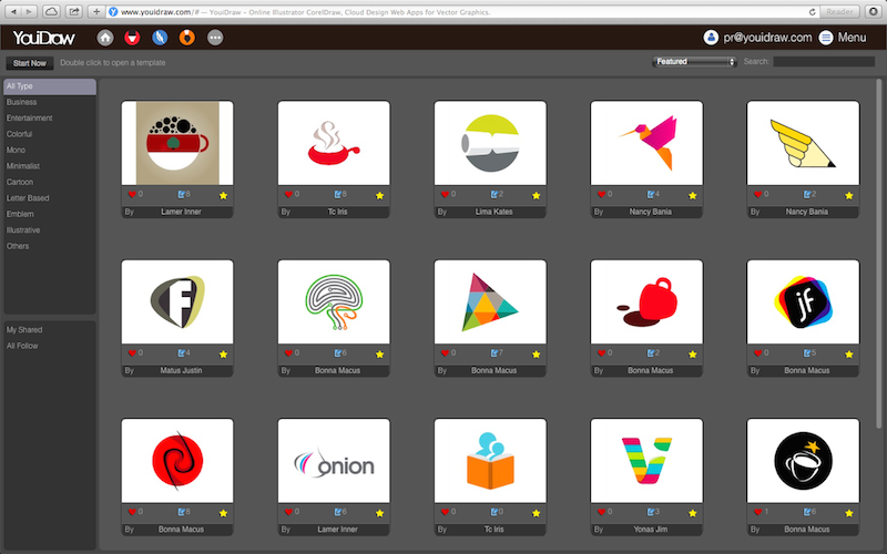 Online Logo Maker, Vector Logo Design Online, YouiDraw ...